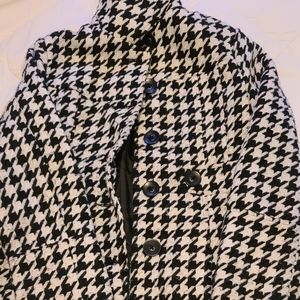 Houndstooth girls jacket